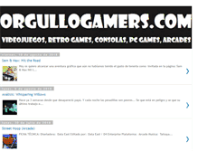 Tablet Screenshot of orgullogamers.com